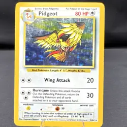 Pokemon tcg Pidgeot Jungle Holo Rare 08/64 Unlimited 80 HP 1999 - Image 1