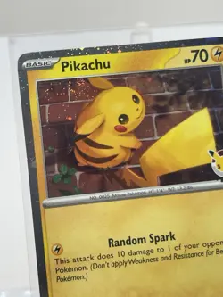 🌀Pikachu🌀 51/162, 2026 Pokemon Day Stamped Cosmos Holo Promo🌀Swirl🌀 - Image 3