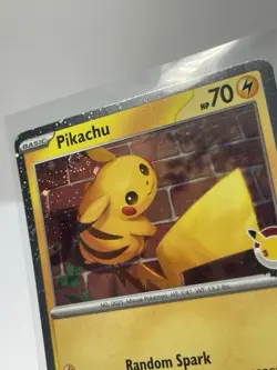 🌀Pikachu🌀 51/162, 2026 Pokemon Day Stamped Cosmos Holo Promo🌀Swirl🌀 - Image 4