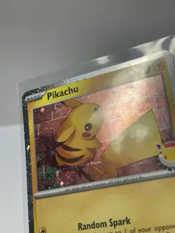 🌀Pikachu🌀 51/162, 2026 Pokemon Day Stamped Cosmos Holo Promo🌀Swirl🌀 - Image 5