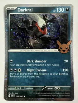 Darkrai 136/197 Holo Pokemon Trick or Trade 2024 NM - Image 1