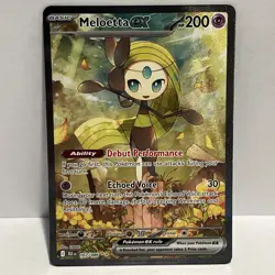 Pokemon TCG Meloetta EX 167/086 Sir Black Bolt Scarlett & Violet - Image 1