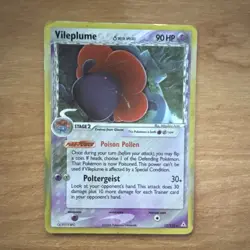 Pokemon TCG Vileplume Delta Species 17/110 Holon Phantoms Holo Rare 2006 English - Image 1