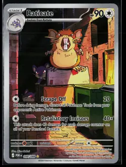 Raticate 099/088 Holo Illustration Rare Perfect Order Pokemon NM - Image 1