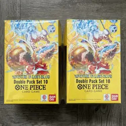 Bandai One Piece Card Game Adventure on Kami's Island Double Pack Set 10 2 Boxes - Image 1