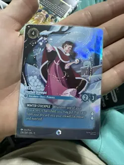 Disney Lorcana Winterspell Belle Snowfield Strategist 236/204 Enchanted Rare - Image 1