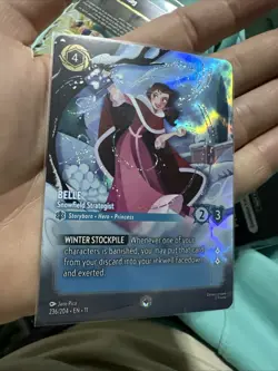 Disney Lorcana Winterspell Belle Snowfield Strategist 236/204 Enchanted Rare - Image 2