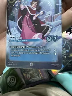 Disney Lorcana Winterspell Belle Snowfield Strategist 236/204 Enchanted Rare - Image 4