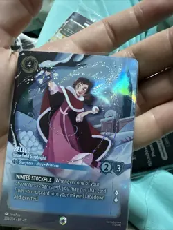 Disney Lorcana Winterspell Belle Snowfield Strategist 236/204 Enchanted Rare - Image 5