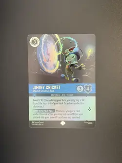 Jiminy Cricket - Ghost of Christmas Past 218/204 Epic Holofoil NM Disney Lorcana - Image 1