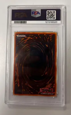 Yugioh 2004 psa graded 8 promo card Dark Magician Knight Reshef of Destruction - Image 4