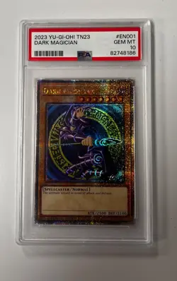 Yugioh 2023 Dark Magician card PSA graded 10 - Image 1