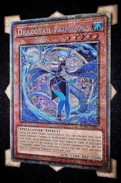 Dracotail Faimena JUSH-EN002 Starlight Rare 1st Edition Yugioh - Image 1