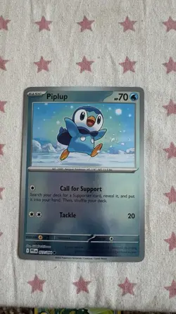 Piplup 027/094 Phantasmal Flames Reverse Holo Pokemon TCG Card - Image 1