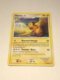 Raichu LV.46 27/99 Rare | Platinum Arceus 2009 Pokemon Card | Mint Condition - Image 1