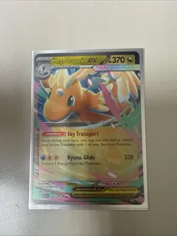 Pokemon Mega Dragonite EX 152/217 Full Art Holo Dragon 370 HP Individual Card - Image 1