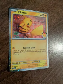 Pikachu 051/162 2026 Pokemon Day Promo Card - Pokemon TCG - NM - Image 2