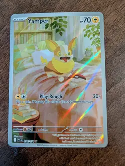 Pokemon Card Yamper 099/094 Mega Illustration Rare Phantasmal Flames Near Mint - Image 1