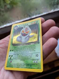 Dark Arbok 2/82 Holo Team Rocket WOTC Vintage Pokemon Card TCG Played - Image 3