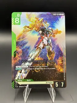 Gundam Card Game GD01 Newtype Rising GD01-024 LR Wing Gundam Zero TCG - Image 1