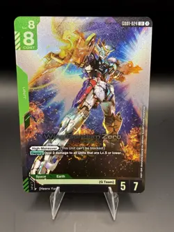 Gundam Card Game GD01 Newtype Rising GD01-024 LR Wing Gundam Zero TCG - Image 2