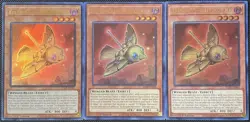 Tri-Brigade Mercourier SDAZ-EN001 Structure Deck Albaz Strike 1st Ed (x3) Yugioh - Image 1