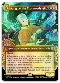 Aang, at the Crossroads (Showcase) #346 (Foil) NM Avatar: The Last Airbender - Image 1