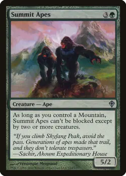 4x Summit Apes - NM/LP - Zendikar Block - SPARROW MAGIC - Image 1