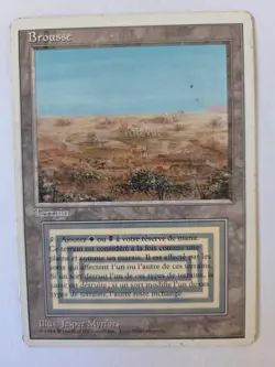 Mtg Brousse / Scrubland Revised 3eme Edition Played FR - Image 1