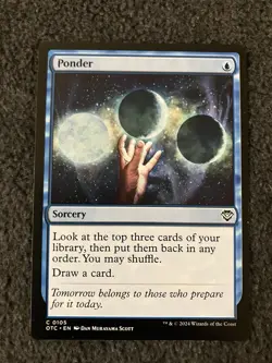 Magic The Gathering MTG - Ponder - Outlaws of Thunder Junction - Image 1