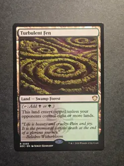 Turbulent Fen R Commander: Secrets of Strixhaven 0055 NM - Image 1