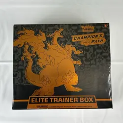 Champion's Path ETB Elite Trainer Box Pokemon TCG New/Sealed (2021) Shrink Tear - Image 1