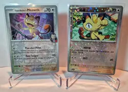 Lot of (2) Meowth Pokemon Cards - 149/182 Destined + 0203/07 Chinese CBB3C - Image 1