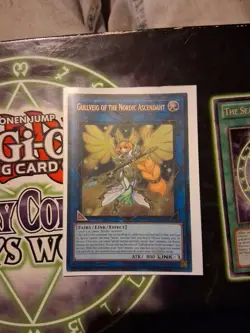 Yugioh Gullveig of the Nordic Ascendant LEHD-ENB00 Ultra Rare 1st Ed NM - Image 1