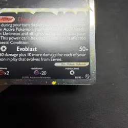 Pokemon TCG Umbreon Prime Undaunted Holo Rare 86/90 2010 Near Mint - Image 3