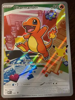 Pokemon TCG Charmander 038 MEP Stamped Holo Basic Flame 2026 English NM - Image 1