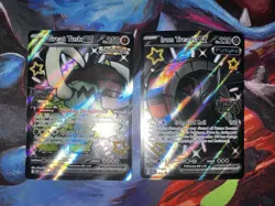 Pokemon Great Tusk EX 072 Iron Treads 073 Paldean Fates Stamped Promo Set - Image 1