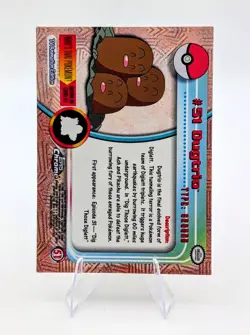2000 Topps Chrome Pokemon: Dugtrio #51 - NM - Image 2