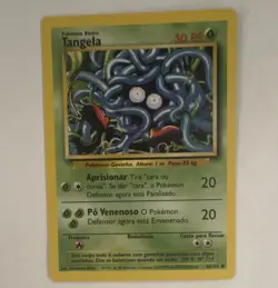 Nintendo Pokemon Tangela Base Set 66/102 Regular Portuguese 50 HP Common 1999 - Image 1
