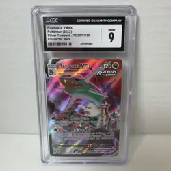2022 Pokemon Rayquaza VMAX TG20/TG30 Silver Tempest CGC 9 - Image 1