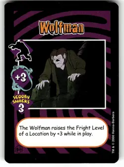 2000 Scooby-Doo! Expandable Card Game Wolfman - Image 1