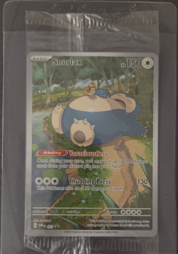 Pokemon Snorlax Promo Sealed Pack Scarlet & Violet English TCG 2023 - Image 1