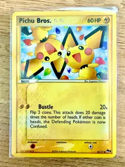 2006 Pokemon POP Series 3 Pichu Bros. #16/17 NM - Image 1