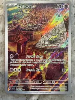 DROWZEE 2023 Pokemon TCG SV01 Scarlet & Violet #210/198 ILLUSTRATION RARE HOLO - Image 1