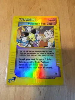 Pokemon Fan Club 130/147 Aquapolis Reverse Holo NM - Image 2