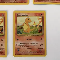 Charmander Base Set 46/102 Pokemon Card LP X5 - Image 2
