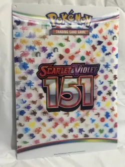 Pokemon Scarlet & Violet 151 Promotional 3D Lenticular TCG Sign Poster 17" x 24" - Image 3