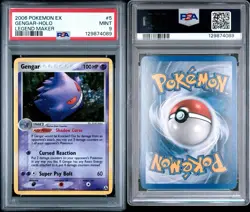 2006 POKEMON EX LEGEND MAKER GENGAR #5/92 RARE HOLO FOIL PSA 9 | SWIRL | 💎🔥 - Image 3