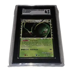 2010 Pokemon HGSS Meganium Prime Holo 109/123 Graded SGC 6 - Image 2