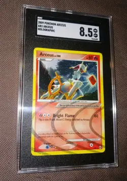 Arceus Lv. 100 Pokemon Arceus AR3 Holo 2009 SGC 8.5 - Image 2
